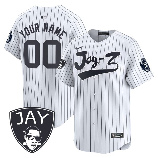 Yankees Jay-Z Vapor Premier Limited Custom Jersey V2 - All Stitched - Image 3