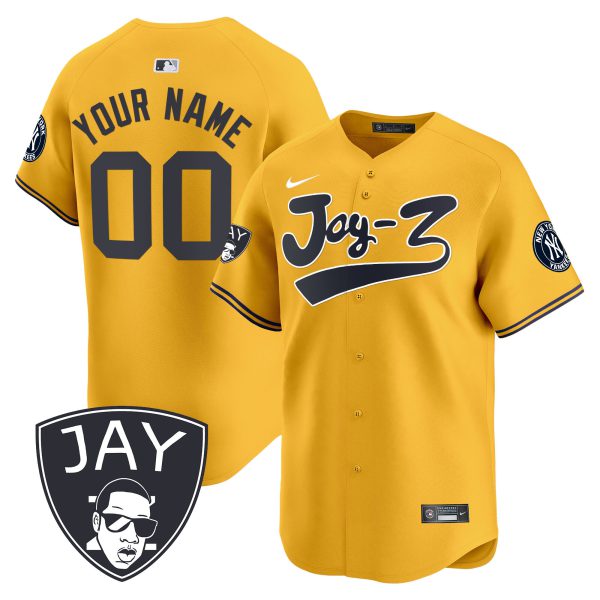 Yankees Jay-Z Vapor Premier Limited Custom Jersey V2 - All Stitched - Image 4