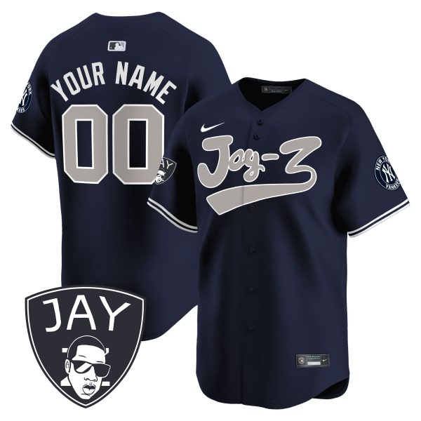 Yankees Jay-Z Vapor Premier Limited Custom Jersey V2 - All Stitched - Image 5