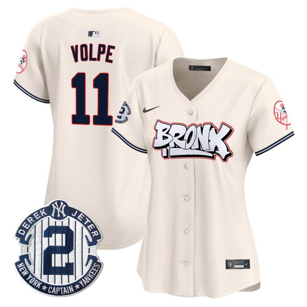 Women's New York Yankees The Bronx Graffiti Vapor Premier Limited Jersey V4 - All Stitched - Image 2
