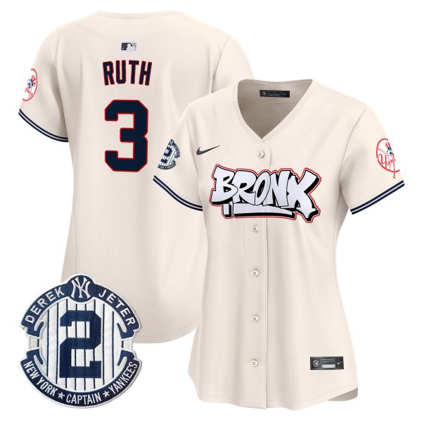 Women's New York Yankees The Bronx Graffiti Vapor Premier Limited Jersey V4 - All Stitched - Image 3