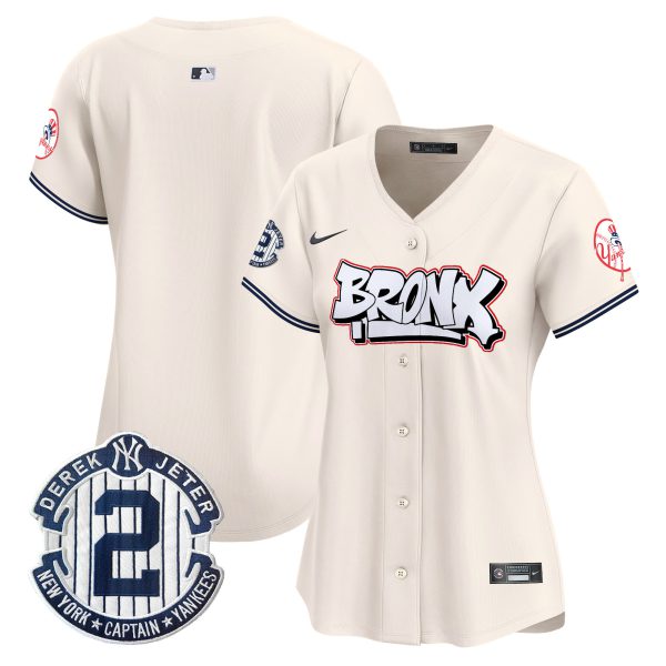 Women's New York Yankees The Bronx Graffiti Vapor Premier Limited Jersey V4 - All Stitched - Image 8