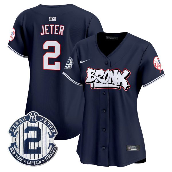 Women's New York Yankees The Bronx Graffiti Vapor Premier Limited Jersey V4 - All Stitched - Image 20