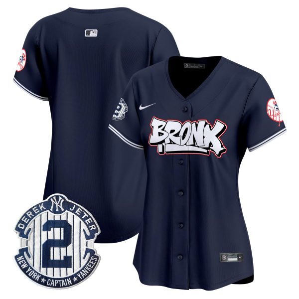 Women's New York Yankees The Bronx Graffiti Vapor Premier Limited Jersey V4 - All Stitched - Image 24