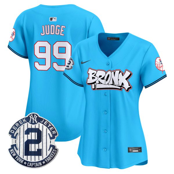 Women's New York Yankees The Bronx Graffiti Vapor Premier Limited Jersey V4 - All Stitched - Image 25