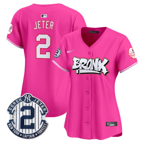 Women's New York Yankees The Bronx Graffiti Vapor Premier Limited Jersey V4 - All Stitched - Image 36