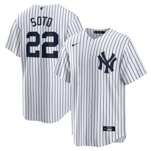 Juan Soto New York Yankees White Jersey - All Stitched