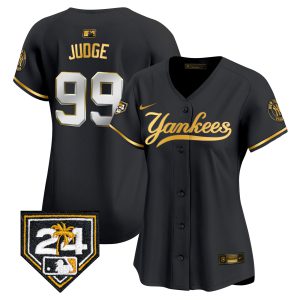 Women's New York Yankees 2024 Spring Training Patch Vapor Premier Limited Jersey V6 - All Stitched