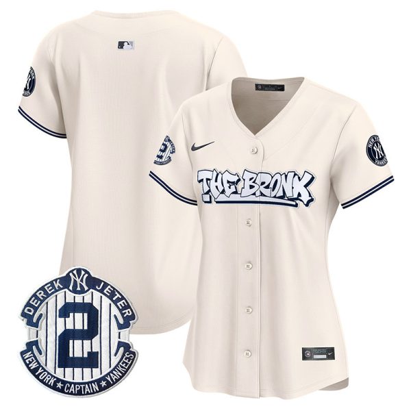 Women's New York Yankees The Bronx Graffiti Vapor Premier Limited Jersey - All Stitched - Image 8