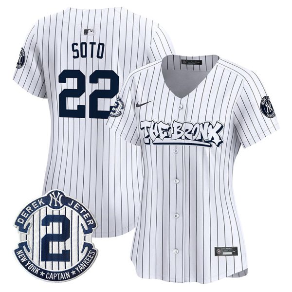 Women's New York Yankees The Bronx Graffiti Vapor Premier Limited Jersey - All Stitched - Image 14