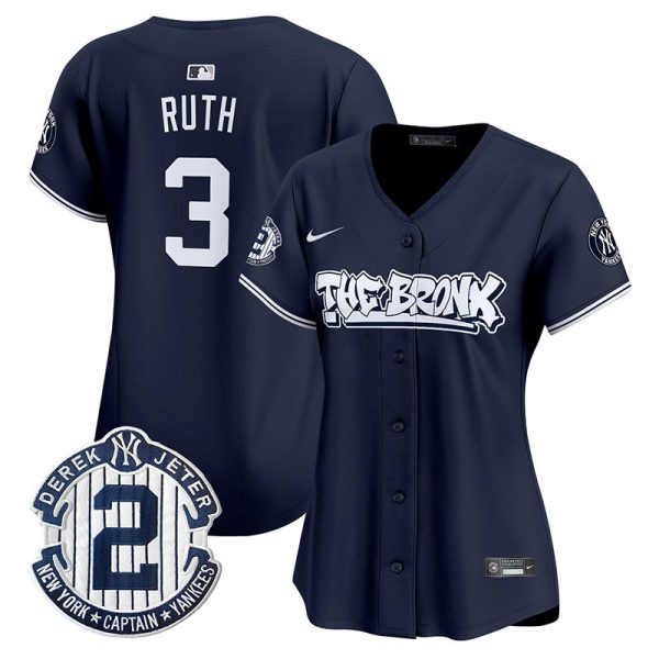 Women's New York Yankees The Bronx Graffiti Vapor Premier Limited Jersey - All Stitched - Image 19