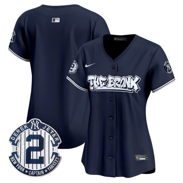Women's New York Yankees The Bronx Graffiti Vapor Premier Limited Jersey - All Stitched - Image 24