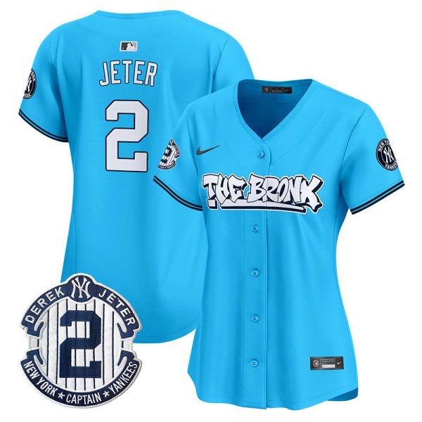 Women's New York Yankees The Bronx Graffiti Vapor Premier Limited Jersey - All Stitched - Image 28