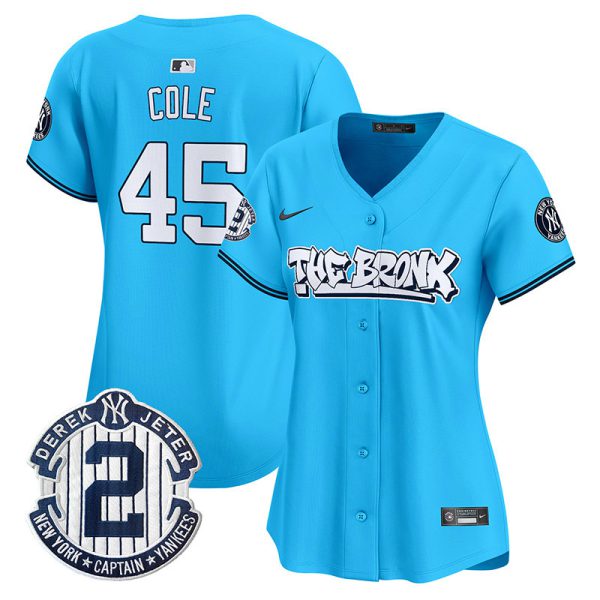 Women's New York Yankees The Bronx Graffiti Vapor Premier Limited Jersey - All Stitched - Image 29