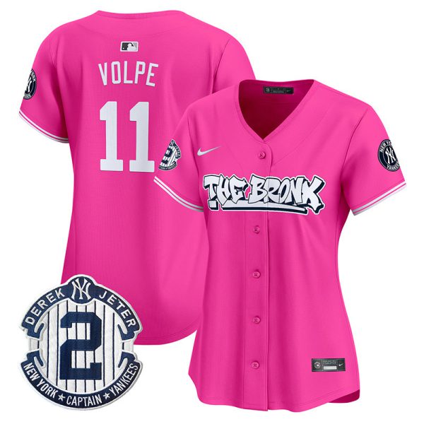 Women's New York Yankees The Bronx Graffiti Vapor Premier Limited Jersey - All Stitched - Image 34