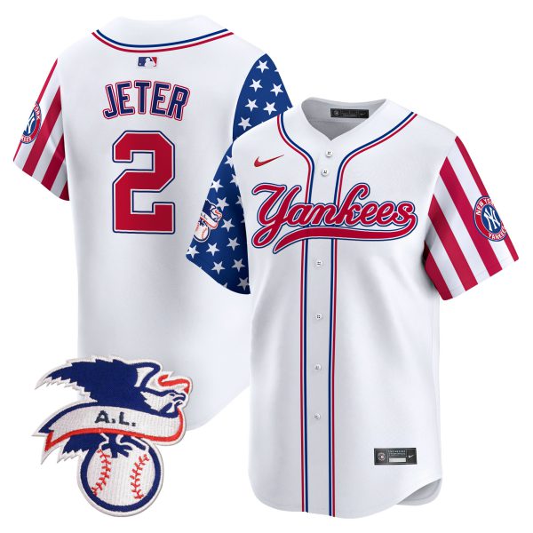 Men's New York Yankees 2024 Fourth of July Vapor Premier Limited Jersey V7 - All Stitched - Image 4