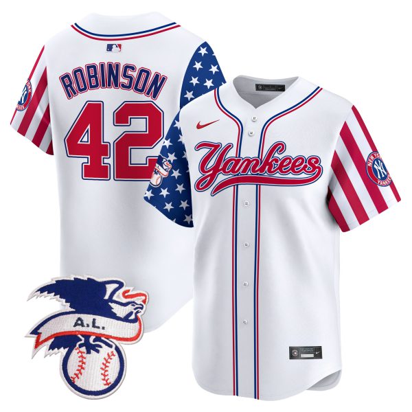 Men's New York Yankees 2024 Fourth of July Vapor Premier Limited Jersey V7 - All Stitched - Image 8