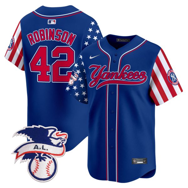 Men's New York Yankees 2024 Fourth of July Vapor Premier Limited Jersey V7 - All Stitched - Image 26