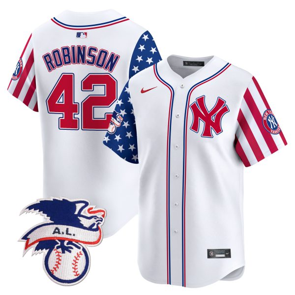 Men's New York Yankees 2024 Fourth of July Vapor Premier Limited Jersey V5 - All Stitched - Image 8