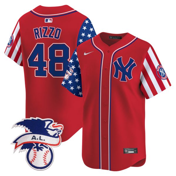 Men's New York Yankees 2024 Fourth of July Vapor Premier Limited Jersey V5 - All Stitched - Image 16