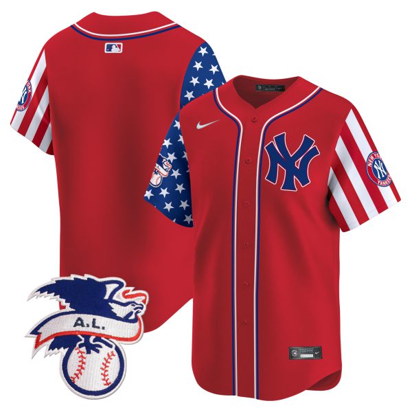 Men's New York Yankees 2024 Fourth of July Vapor Premier Limited Jersey V5 - All Stitched - Image 18