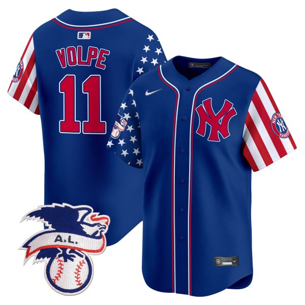 Men's New York Yankees 2024 Fourth of July Vapor Premier Limited Jersey V5 - All Stitched - Image 20