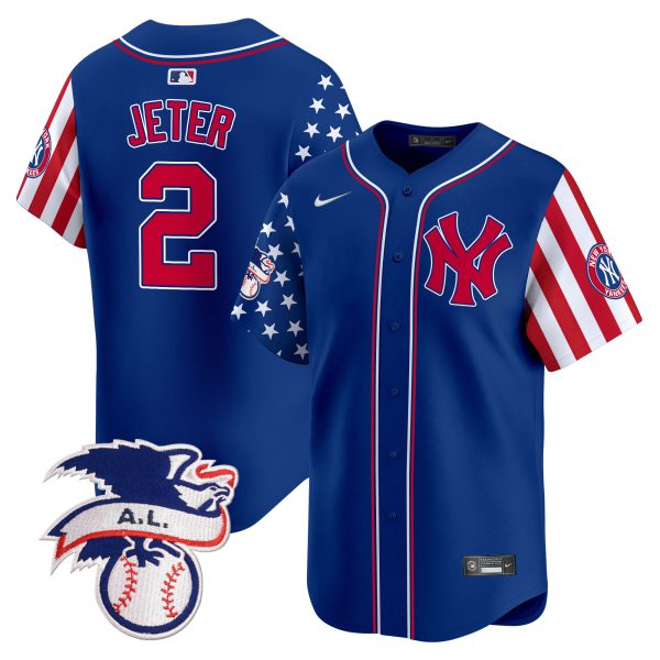 Men's New York Yankees 2024 Fourth of July Vapor Premier Limited Jersey V5 - All Stitched - Image 22
