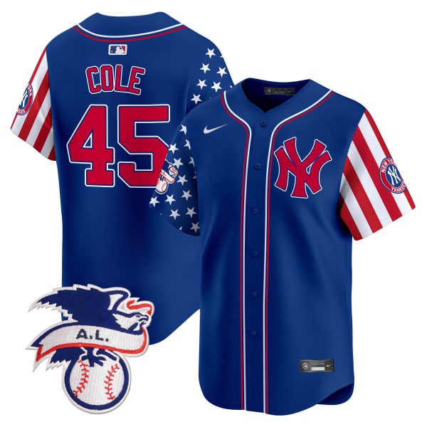 Men's New York Yankees 2024 Fourth of July Vapor Premier Limited Jersey V5 - All Stitched - Image 23