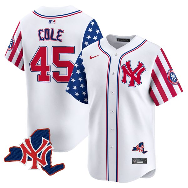 Men's New York Yankees 2024 Independence Day Vapor Premier Limited Jersey V2 - All Stitched - Image 5