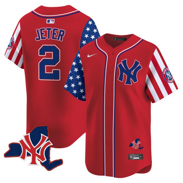 Men's New York Yankees 2024 Independence Day Vapor Premier Limited Jersey V2 - All Stitched - Image 13