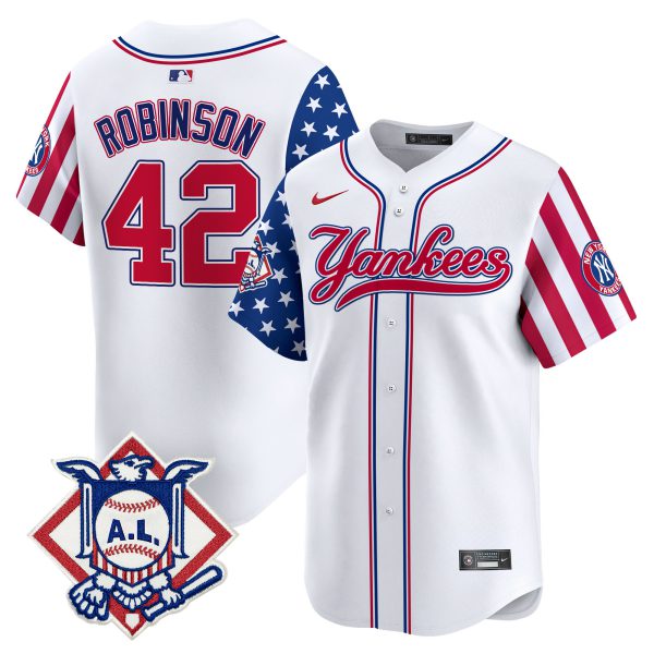 Men's New York Yankees 2024 Fourth of July Vapor Premier Limited Jersey V3 - All Stitched - Image 8