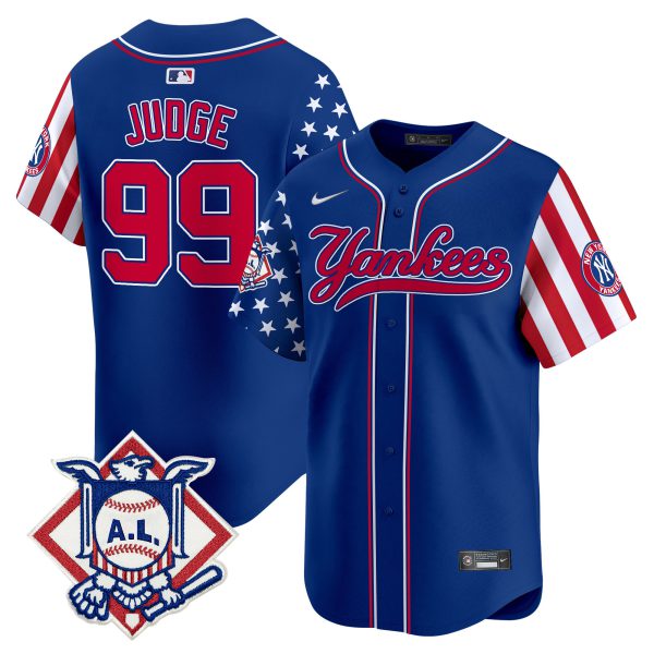 Men's New York Yankees 2024 Fourth of July Vapor Premier Limited Jersey V3 - All Stitched - Image 19