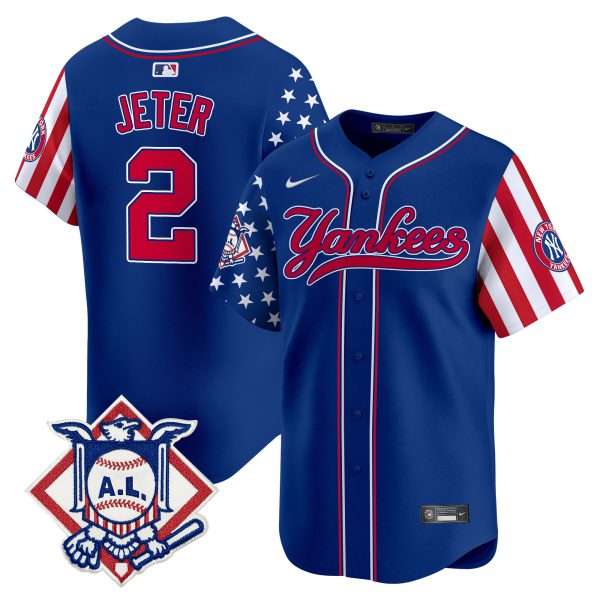 Men's New York Yankees 2024 Fourth of July Vapor Premier Limited Jersey V3 - All Stitched - Image 22