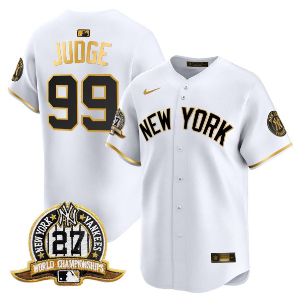 Men's New York Yankees 27 Time Champions Patch Vapor Premier Limited Jersey V2 - All Stitched - Image 9