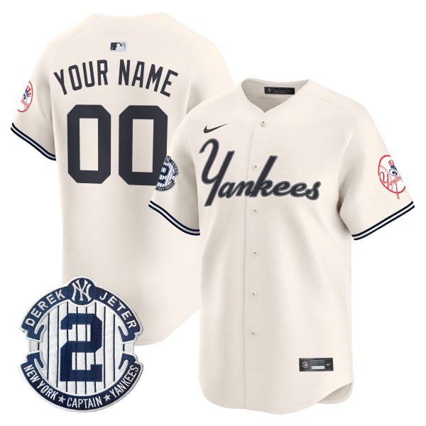 Yankees Throwback Vapor Premier Limited Custom Jersey - All Stitched - Image 2