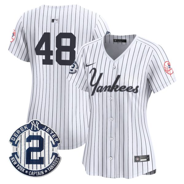 Women's Yankees Throwback Vapor Premier Limited Jersey V2 - All Stitched - Image 23