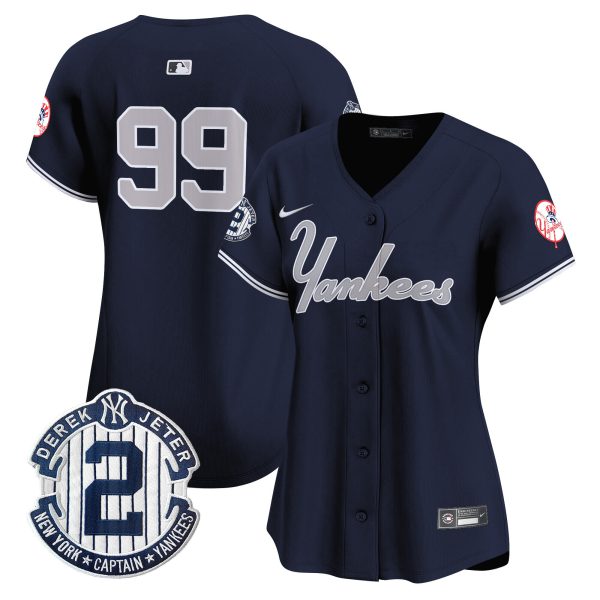 Women's Yankees Throwback Vapor Premier Limited Jersey V2 - All Stitched - Image 25