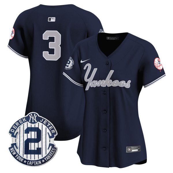 Women's Yankees Throwback Vapor Premier Limited Jersey V2 - All Stitched - Image 27
