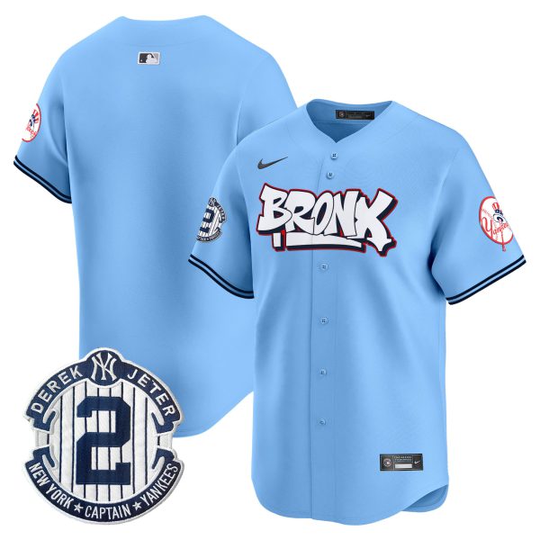 Unisex New York Yankees The Bronx Graffiti Vapor Premier Limited Jersey V4 - All Stitched - Image 8