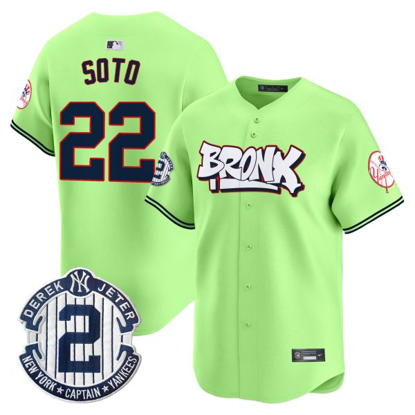 Unisex New York Yankees The Bronx Graffiti Vapor Premier Limited Jersey V4 - All Stitched - Image 38