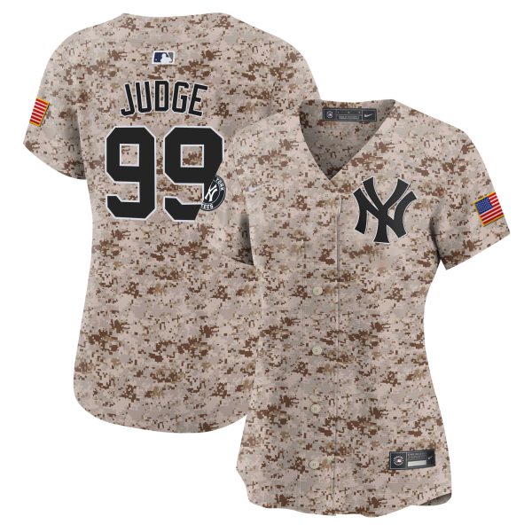 Women's New York Yankees USMC Alternate Vapor Premier Limited Jersey - All Stitched - Image 9