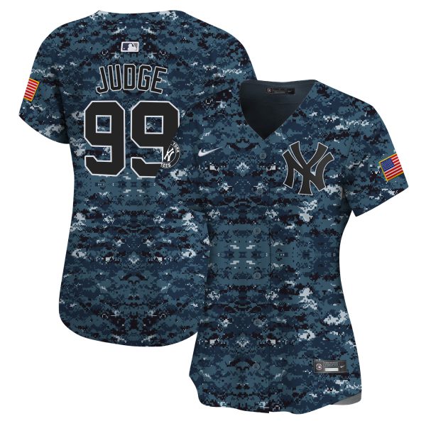 Women's New York Yankees USMC Alternate Vapor Premier Limited Jersey - All Stitched - Image 17
