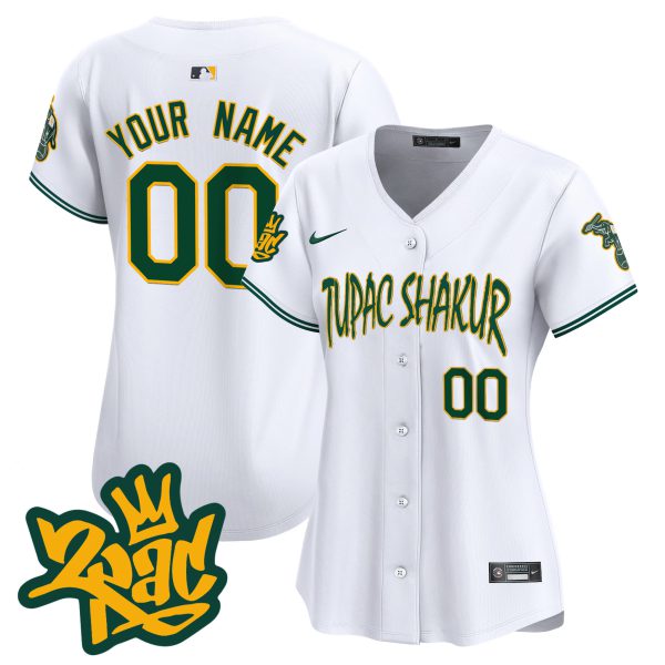 Oakland Athletics Tupac Shakur Vapor Premier Limited Custom Jersey - All Stitched - Image 9
