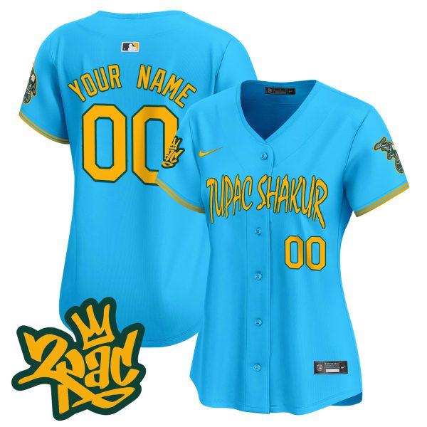 Oakland Athletics Tupac Shakur Vapor Premier Limited Custom Jersey - All Stitched - Image 11