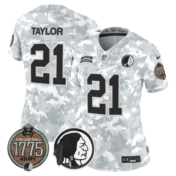 Women's Washington Redskins 2024 Salute to Service Establishment Year Patch Vapor Limited Jersey - All Stitched - Image 15
