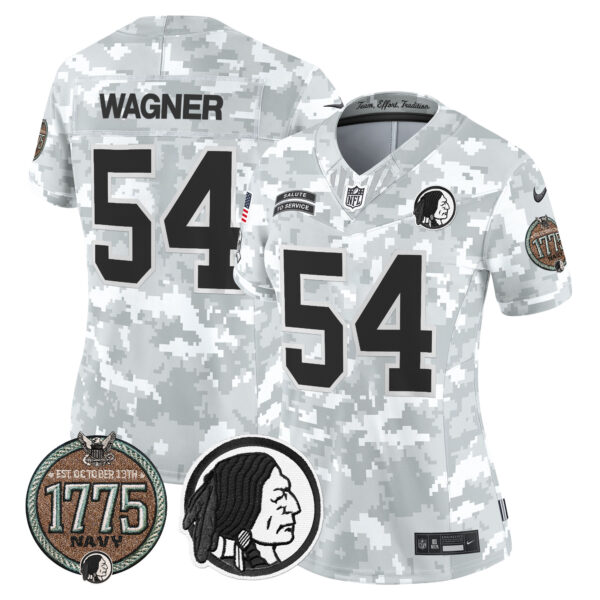 Women's Washington Redskins 2024 Salute to Service Establishment Year Patch Vapor Limited Jersey - All Stitched - Image 22