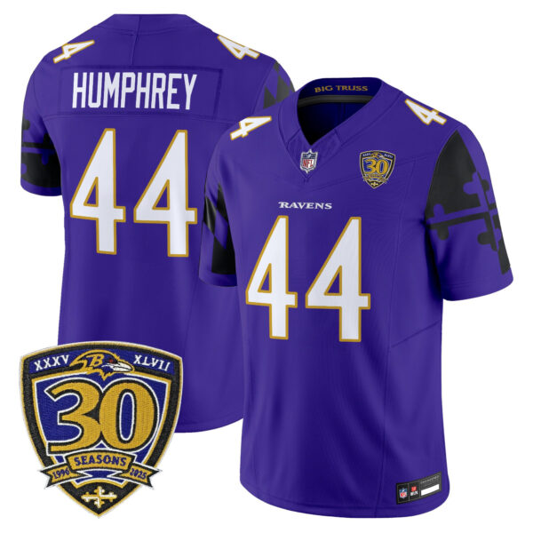 Men's Baltimore Ravens 'Maryland Flag Edition' Vapor Limited Jersey - All Stitched - Image 15