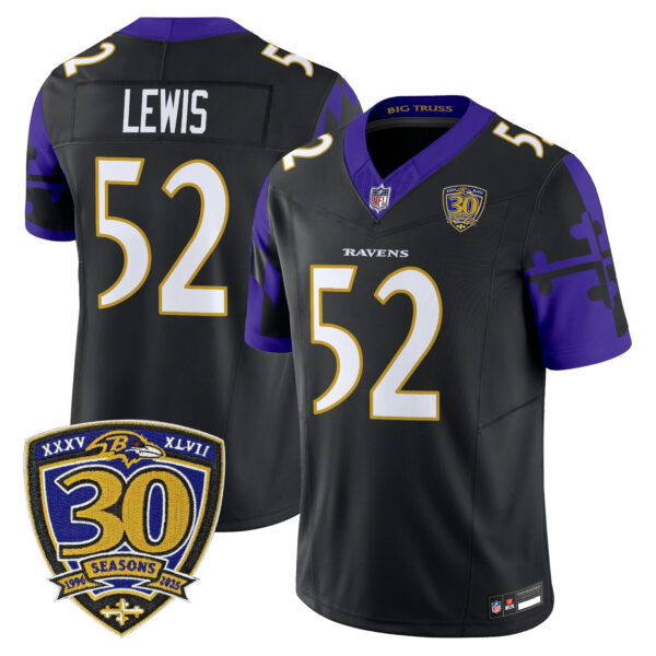 Men's Baltimore Ravens 'Maryland Flag Edition' Vapor Limited Jersey - All Stitched - Image 25