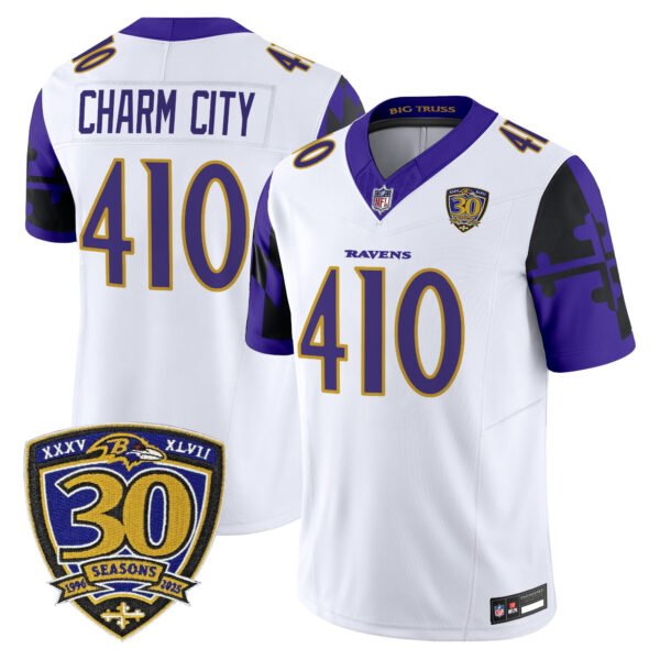 Men's Baltimore Ravens 'Maryland Flag Edition' Vapor Limited Jersey - All Stitched - Image 29