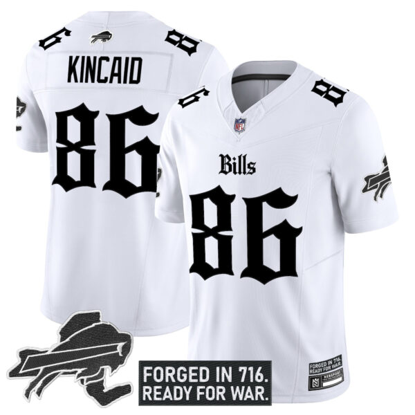 Men's Buffalo Bills 'Gothic Cold Front Edition' Vapor Limited Jersey - All Stitched - Image 14